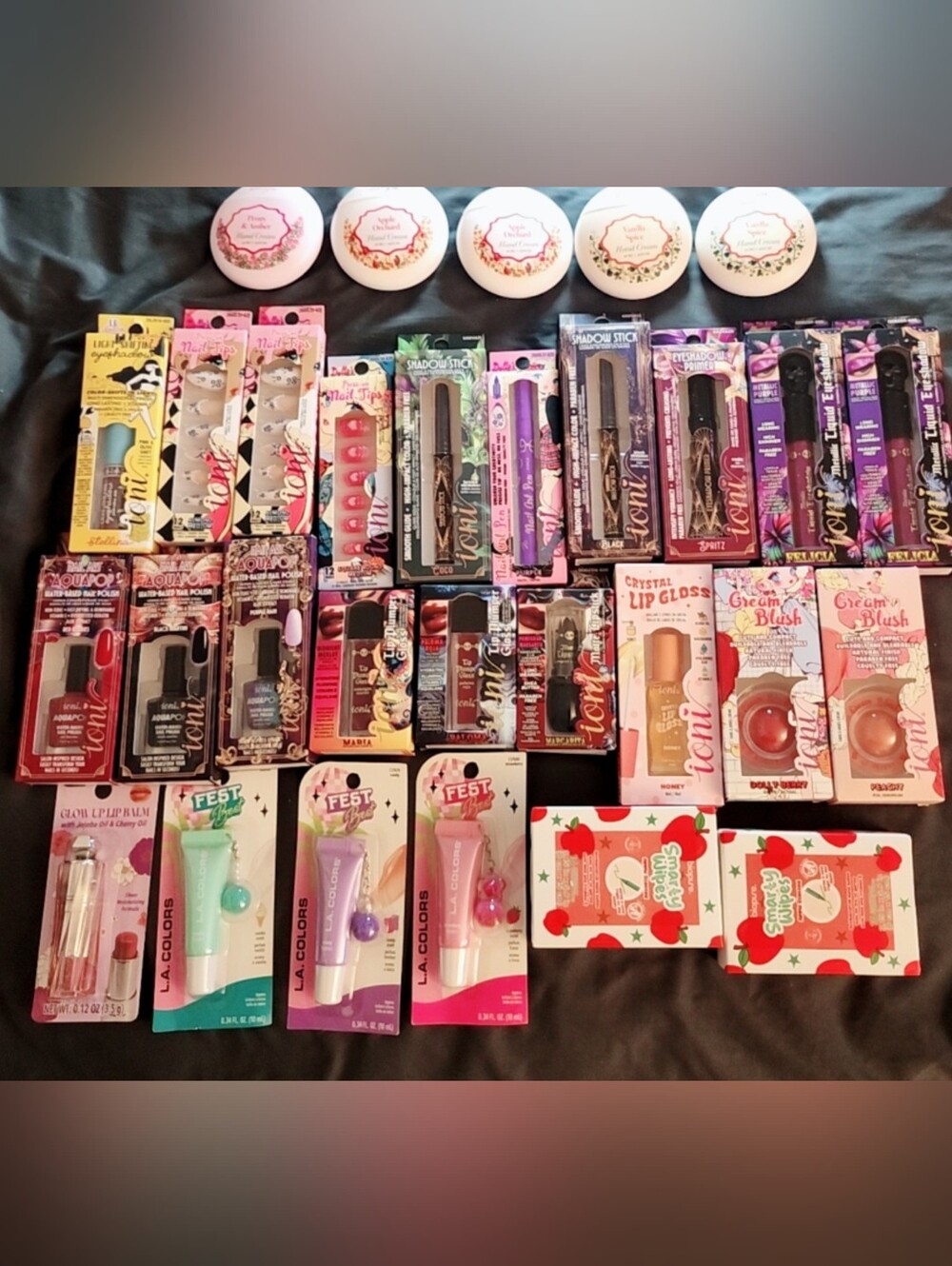 L.A. Colors Fest Lip Gloss Trio — Pastel Mint, Lavender & Pink